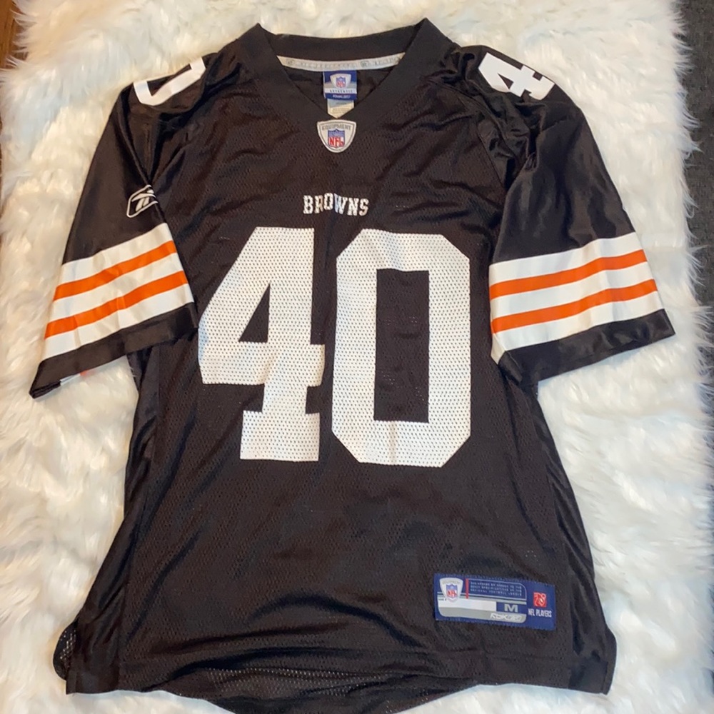 Reebok Peyton Hillis Cleveland Brown Jersey-M
